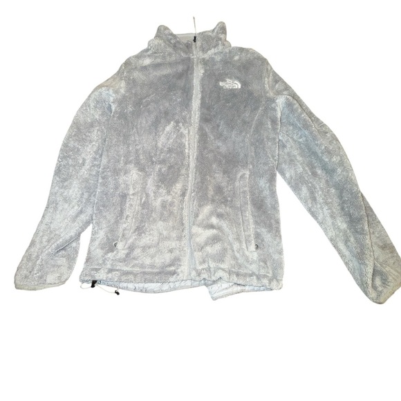 The North Face Women's Soft Gray Teddy Jacket - Picture 3 of 10